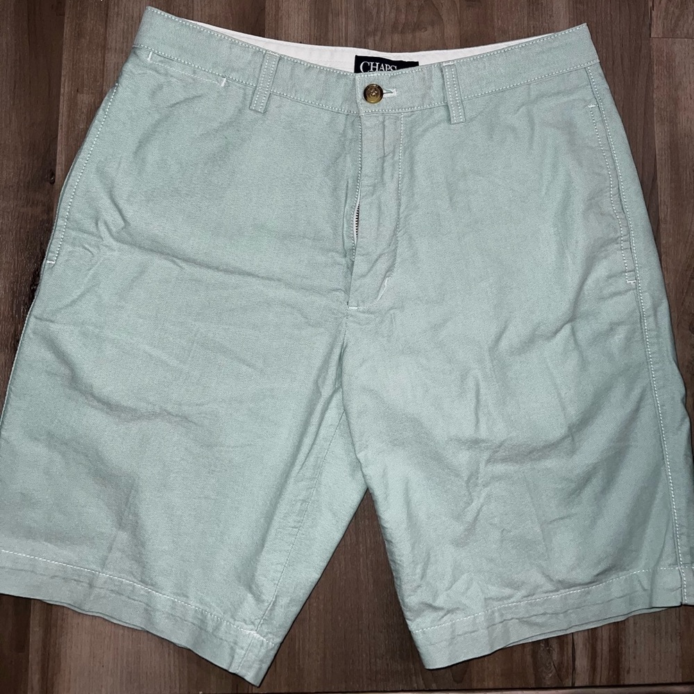 Chaps light green Chino shorts